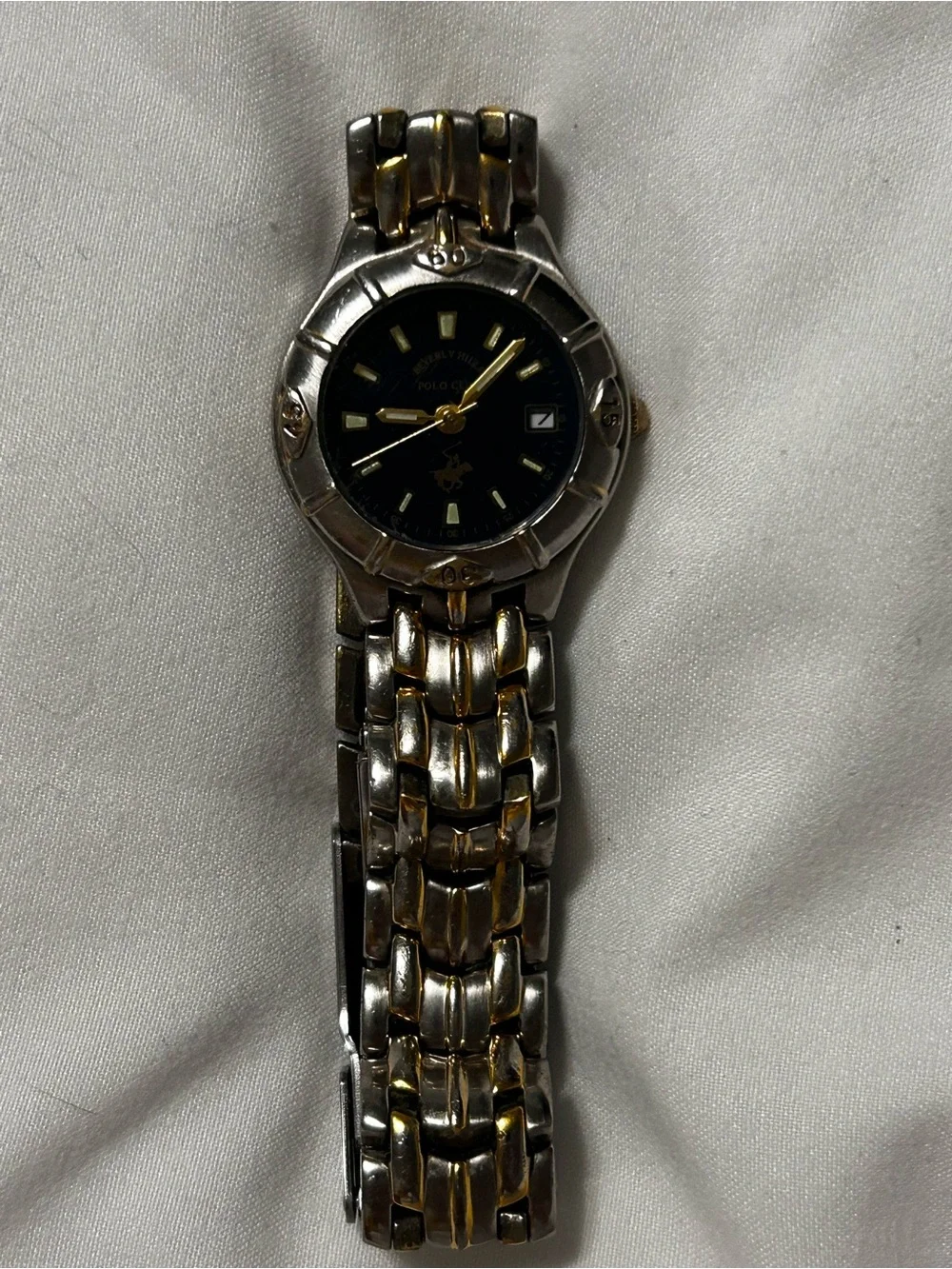 Beverly Hills Polo Club Two-Tone Silver and Gold Ladies Watch